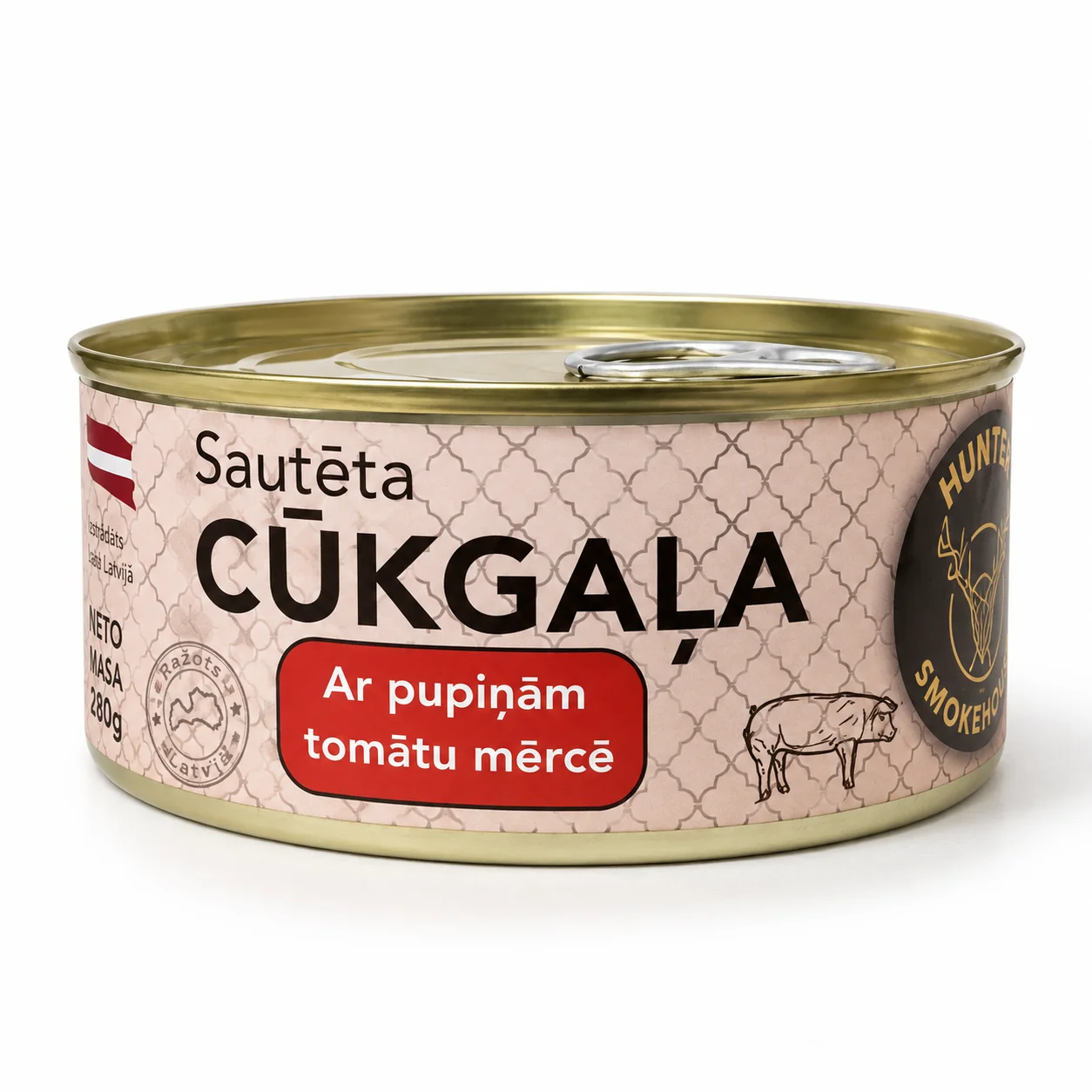 Cūkgaļa gabaliņos ar Pupiņām tomātu mērcē