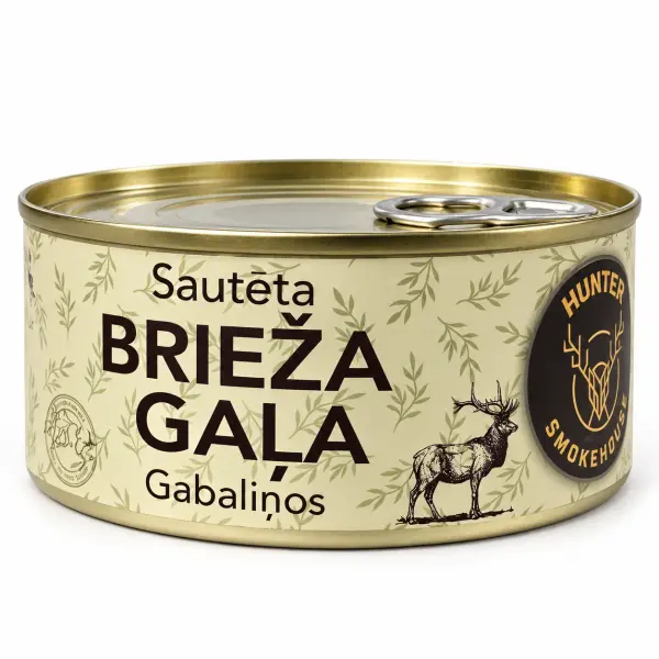 Brieža gaļa gabaliņos